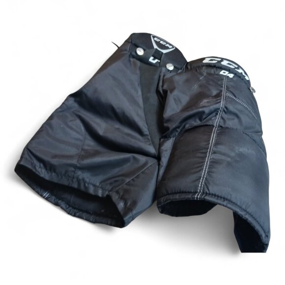 CCM Kids Youth Hockey Pants Black – YS–YM (Approx 24” Waist) Belt & Lace Closure - Picture 3 of 6